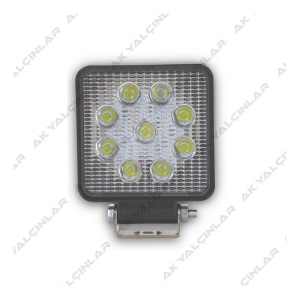 Calısma Lambası 9 Led 12/24V 27W Beyaz