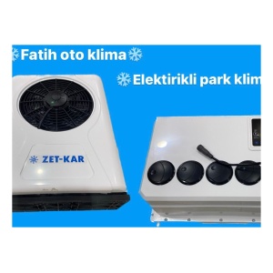 SANRUF TİPİ 2 PARÇALI ELEKTİRİKLİ PARK-TAVAN KLİMASI 24V