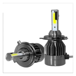 H4 Led Xenon Far Ampul Aydınlatma Seti Şimşek Etkili 12V 8000LM