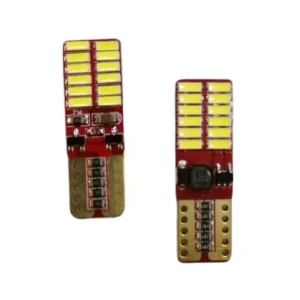 T10 Dipsiz Beyaz Park Ledi Led Ampül 12-24V Süper Canbuslu