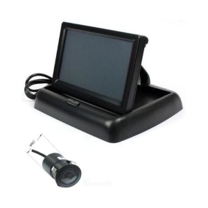 Park Sensörü Kamera-Lcd Ekran 4.3" Katlanır