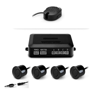 Araç Sesli İkazlı Park Sensörü Siyah 22 mm