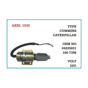 Caterpillar Trombetta Hitachi 24V Stop Selenoidi Cummins Type
