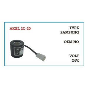 24V Stop Selenoidi  20mm Samsung Daewoo