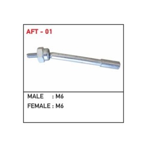 Stop Selenoidi Otomatiği Bağlantı Parçası Mafsalı Male 6 - Female 6 Uzun Tip
