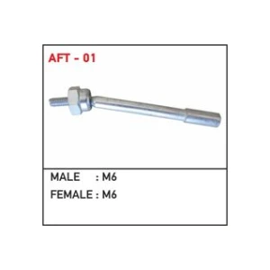 Stop Selenoidi Otomatiği Bağlantı Parçası Mafsalı Male 6 - Female 6 Uzun Tip
