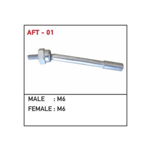 Stop Selenoidi Otomatiği Bağlantı Parçası Mafsalı Male 6 - Female 6 Uzun Tip