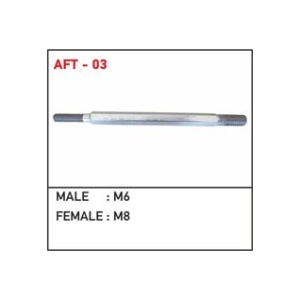 Stop Selenoidi Otomatiği Bağlantı Parçası Mafsalı Male 6 - Female 8 Uzun Tip