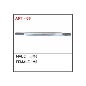 Stop Selenoidi Otomatiği Bağlantı Parçası Mafsalı Male 6 - Female 8 Uzun Tip