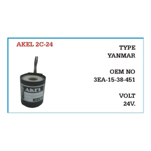 12V Stop Selenoidi Geri Vites Bobini Yanmar Type