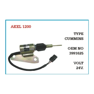 24V Stop Selenoidi Bobini Cummins Type