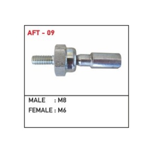 Stop Selenoidi Otomatiği Bağlantı Parçası Mafsalı Male 8 - Female 6 Uzun Tip