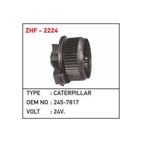 24V Caterpillar 330D Fan Motoru Ters Pervane