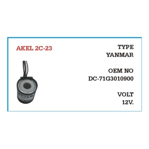 12V Forklift Stop Selenoidi Vites Bobini Yanmar Type