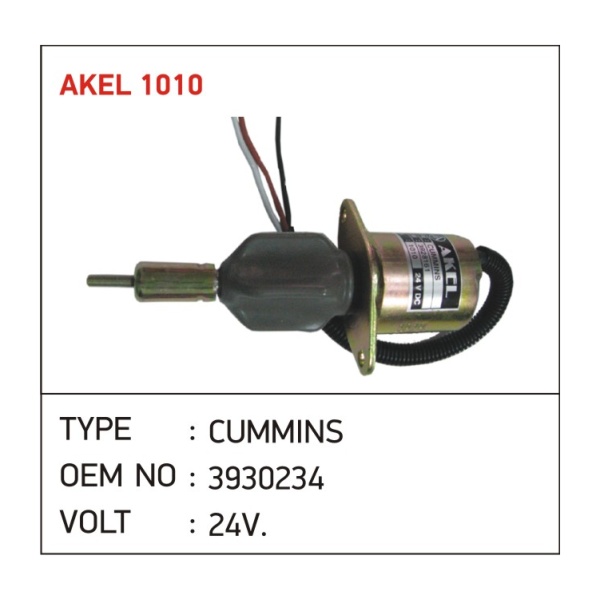 Komatsu Samsung  24V Stop Selenoidi Cummins Type