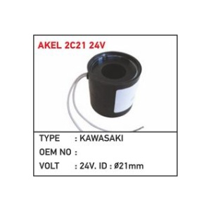 24V Stop Selenoidi  21mm Kawasaki