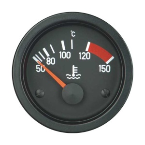 Hararet Göstergesi Saati 24V 52mm 150C