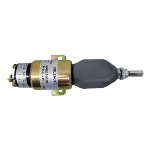24V Komatsu Stop Selenoidi Otomatiği Platinli Cummins Type 3 Terminal