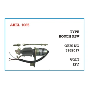 Magirus 12V Stop Selenoidi Bosch Rsv Type