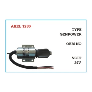 24V Stop Selenoidi Otomatiği Genpower Type