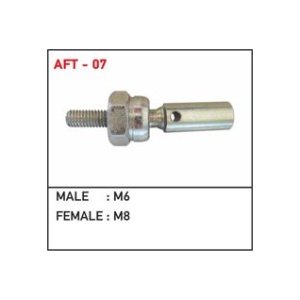 Stop Selenoidi Otomatiği Bağlantı Parçası Mafsalı Male 6 - Female 8 Uzun Tip