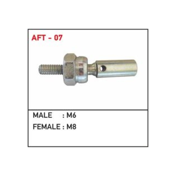 Stop Selenoidi Otomatiği Bağlantı Parçası Mafsalı Male 6 - Female 8 Uzun Tip
