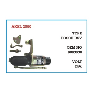 24V Stop Selenoidi Bosch Rsv Liebheer Platinli Type