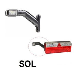 2m Ledli Boynuz Lamba Süperpoint Sol
