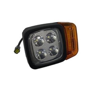 Küçük Kare Led Sinyalli Cat/ Hidromek/ Jcb/ Volvo İş Makinesi Farı