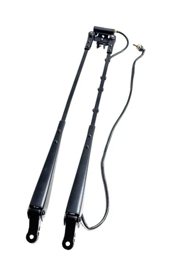 60 cm Çiftli Silecek Kolu Grubu Braketli Fıskiyeli
