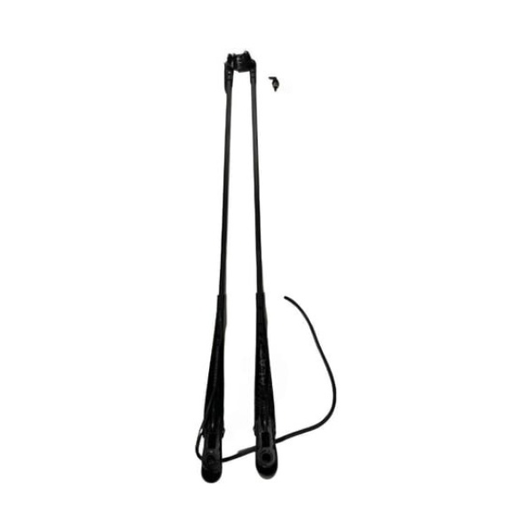 90 cm Çiftli Silecek Kolu Grubu Braketli Fıskiyeli