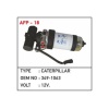 Caterpiller 12V Filtreli Uzun Beyaz Yakıt Pompası