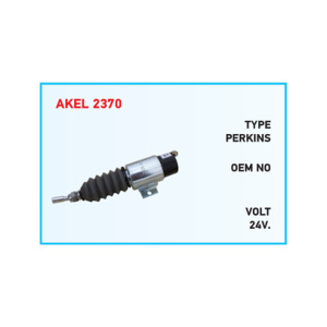 KHD Deutz 12V Tek Çıkışlı Stop Selenoidi