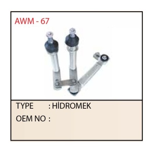Hidromek Silgi Motoru Ayağı Komple