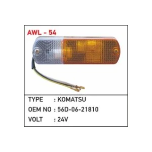 Komatsu Sarı Beyaz Camlı Sinyal Lambası