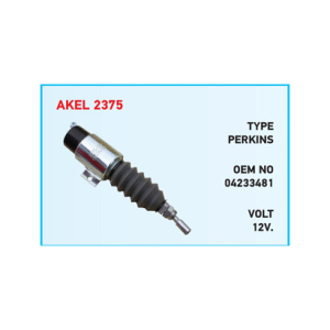 KHD Deutz 12V Tek Çıkışlı Stop Selenoidi