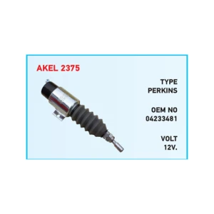 KHD Deutz 12V Tek Çıkışlı Stop Selenoidi