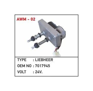 24V Çift Milli Silecek Motoru