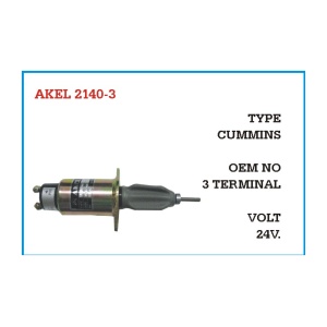 24V 3 Çıkışlı Stop Selenoidi