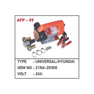 Yandan Çıkışlı Yakıt Pompası 24V Sarı Renk