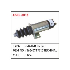 Lister - Aksa 12V Stop Selenoidi