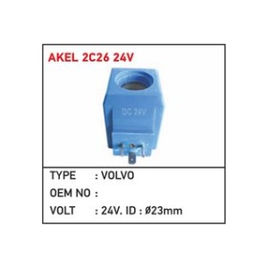 24V JCB IC 24mm Boy 62mm Vites Bobini